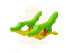 WIWO Pair of Animal Towel Clips - Crocodile